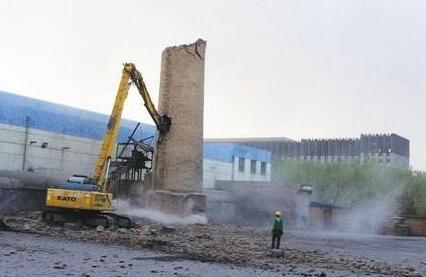 煙囪拆除方案-拆除